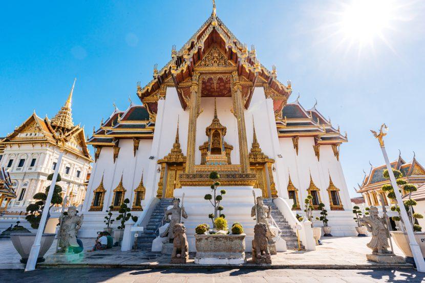 Salle Maha Prasat au complexe du Grand Palais à Bangkok en Thaïlande