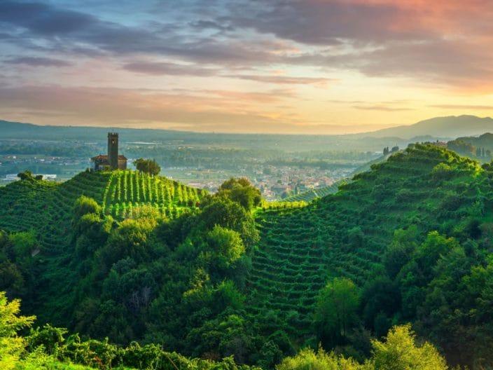 Route du Prosecco dans le Veneto : itinéraire, villages et vins à déguster