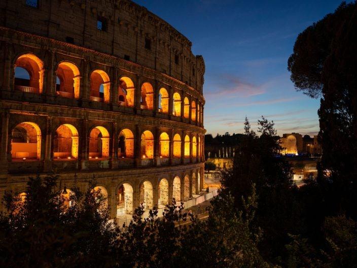 Colisée de nuit