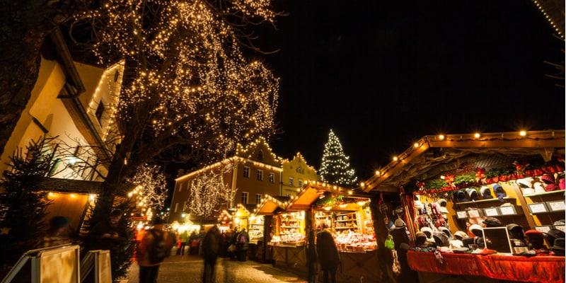 Marché de Noël en Italie