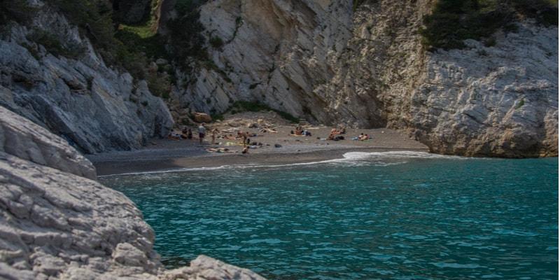 Plage de Bergeggi Ligurie