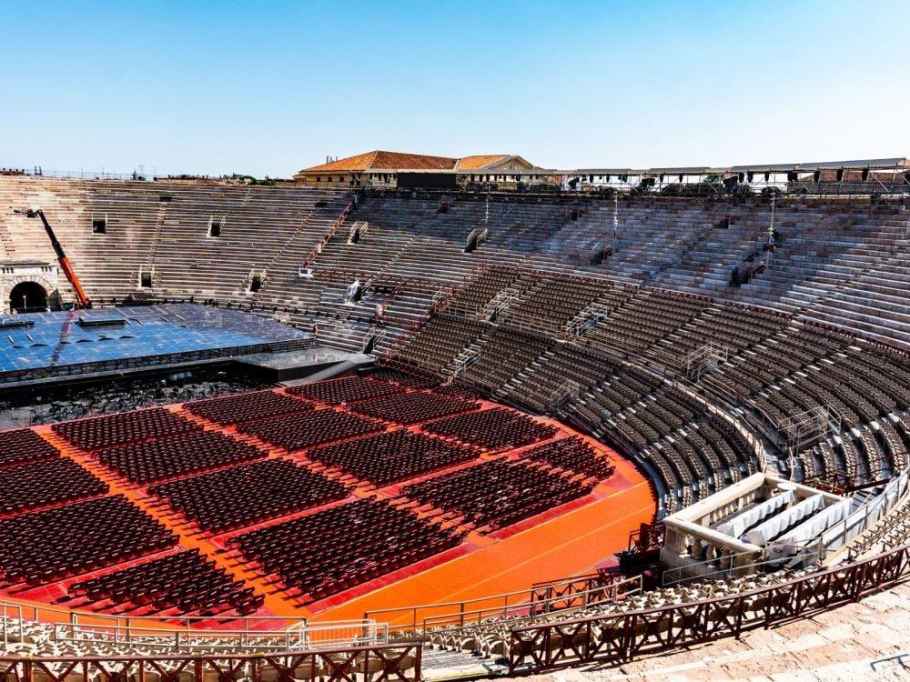 Intérieurs de l'Arena de Vérone