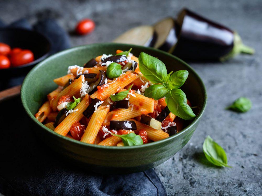 Un plat de pasta alla Norma