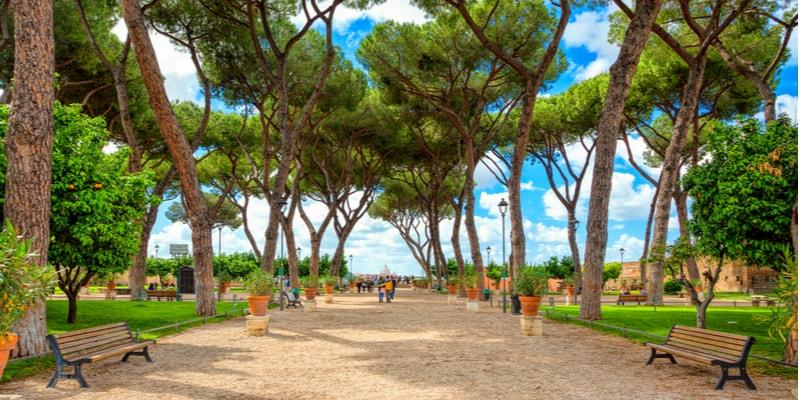 Jardín de los Naranjos, Roma Aventino: guía con fotos