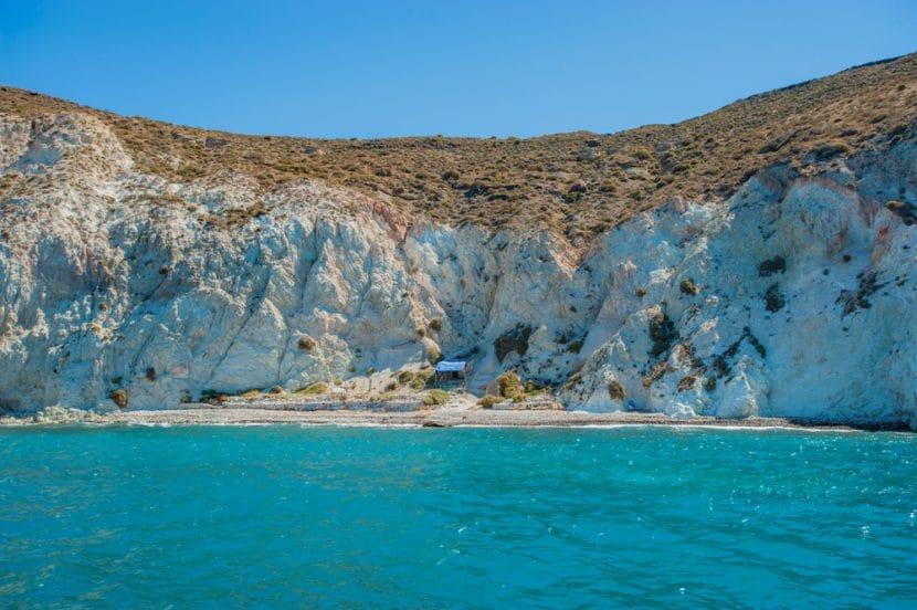 Plage Blanche Santorin