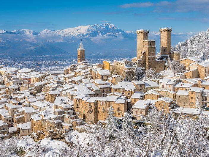 Hiver dans les Abruzzes