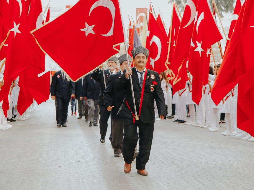 Desfile de la Fiesta de la República Turquía