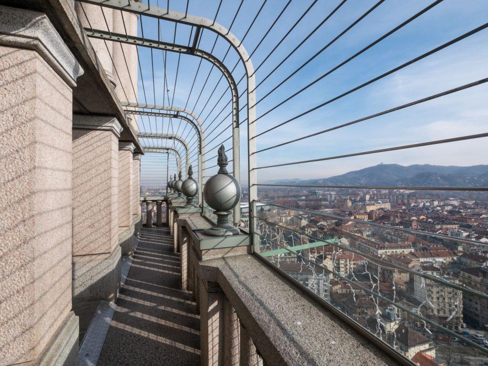 Panorama depuis la Mole Antonelliana de Turin