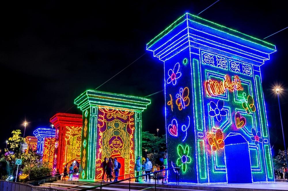 Marché de Noël à Medellin