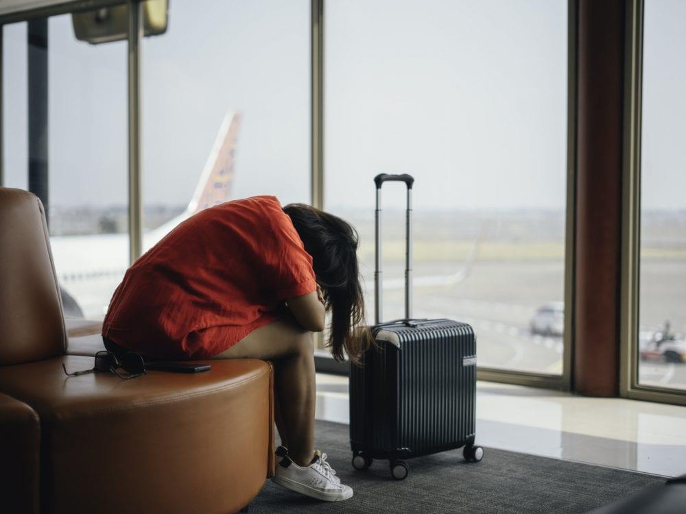 Dormir en el aeropuerto