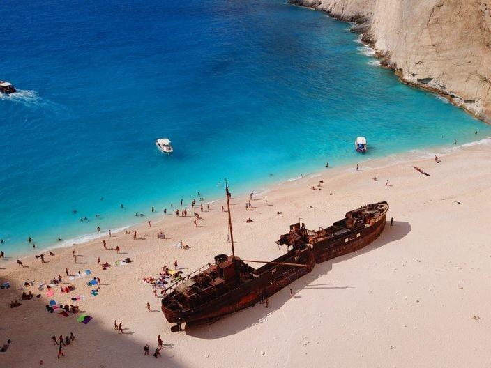 Plage du Relitto de Zante fermée