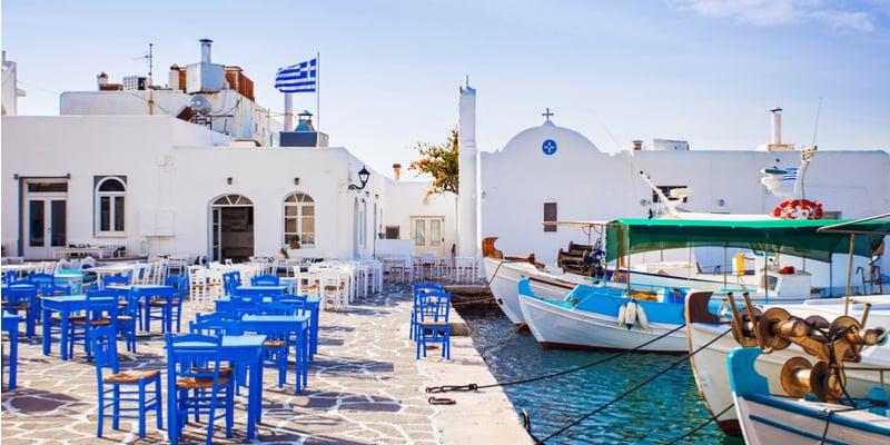 Manger en Grèce