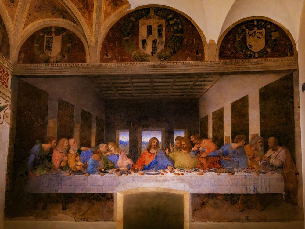 Cénacle de Léonard à Santa Maria delle Grazie