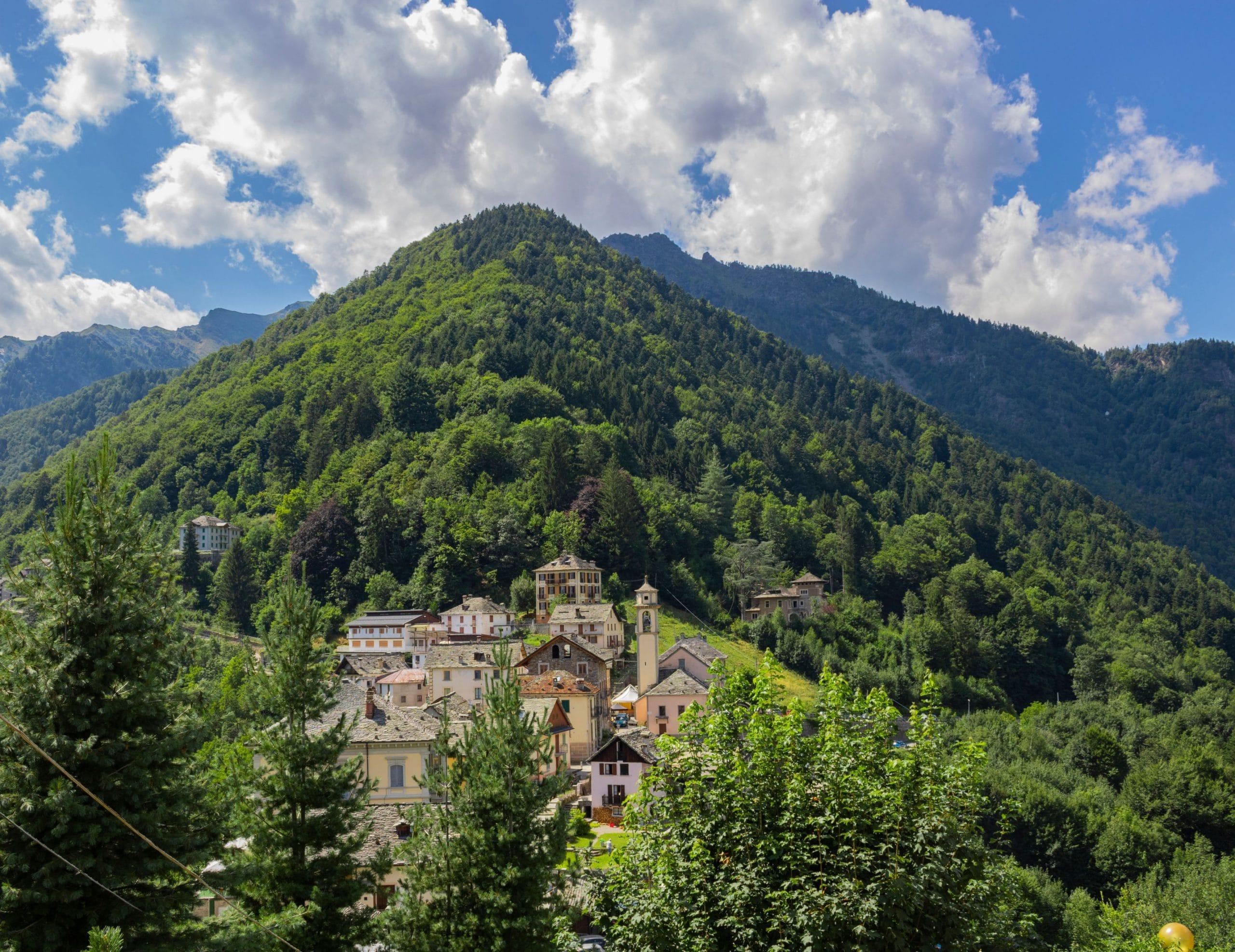 Pueblos de montaña Piamonte