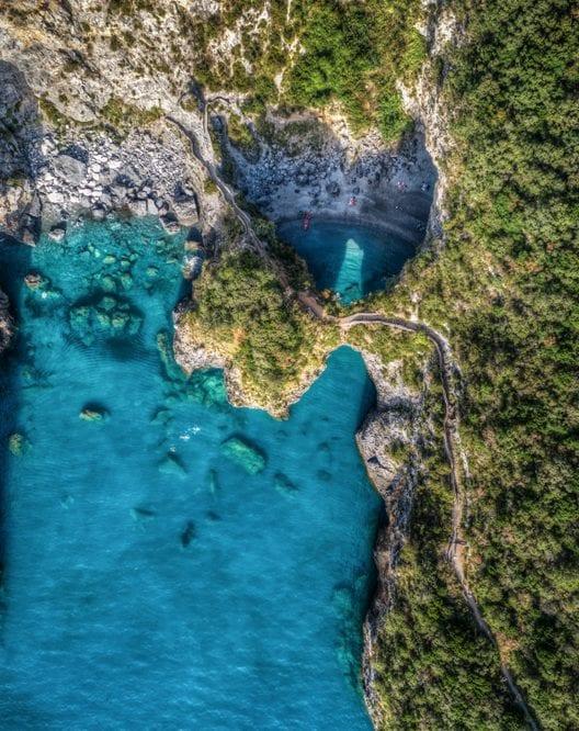 C'est la mer la plus cristalline de la Calabre. Voici où