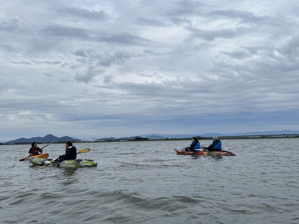 Kayak en el lago