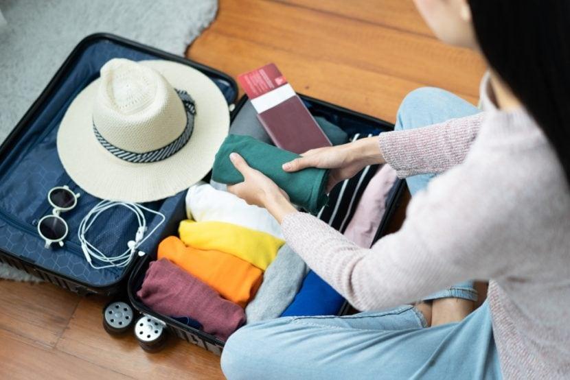 Enrollar la ropa