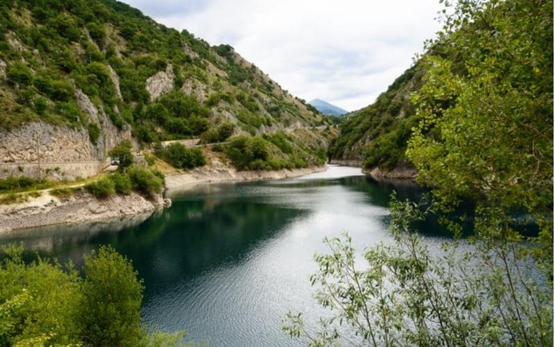 Gorges du Sagittaire en Abruzzo