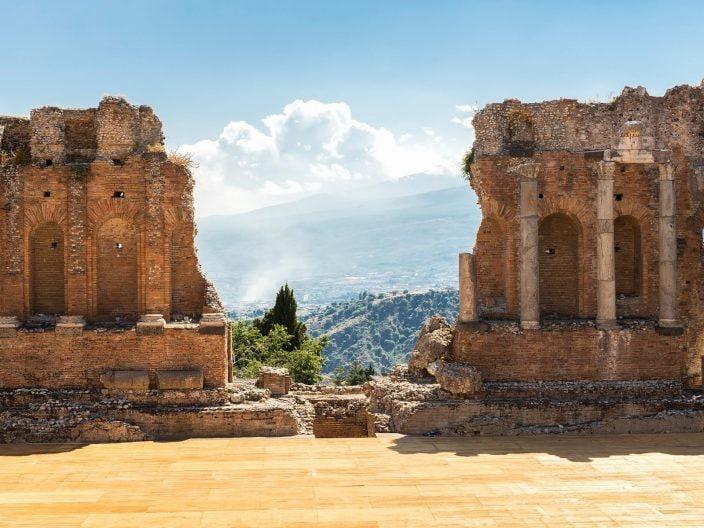 Aperçu du Théâtre Grec de Taormina