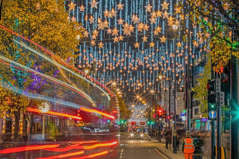 Luci de Noël à Londres