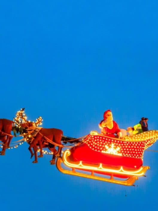 Vacances de Noël avec des enfants, 10 façons de rencontrer le Père Noël