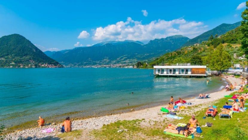 Plages du lac d'Iseo