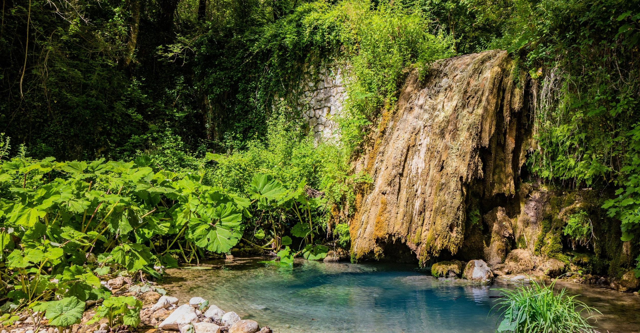 Cascades magnifiques du Lazio